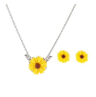 Wholesale Sunflower Necklaces